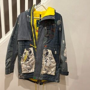 L.A.M.B by Burton ski coat- kids xs. Used-missing fur from hood